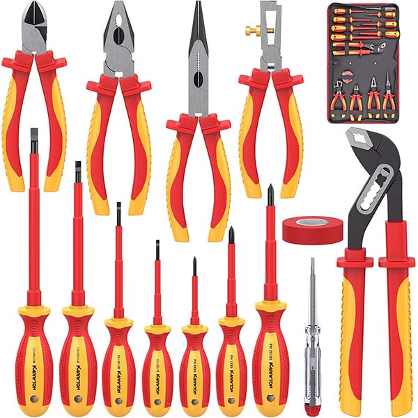 14PC 1000V Insulated Electrician Tool Set
