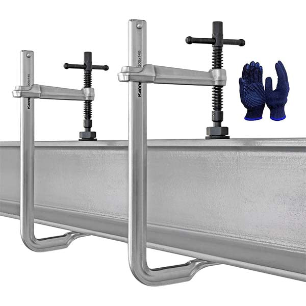 2-Pack Heavy Duty 12 Inch F-Style Welding Clamps